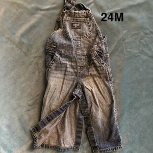 OshKosh Denim Toddler Overalls - 24 mos
